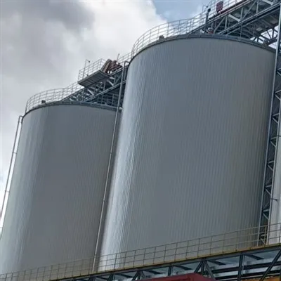 Silo met vlakke bodem
